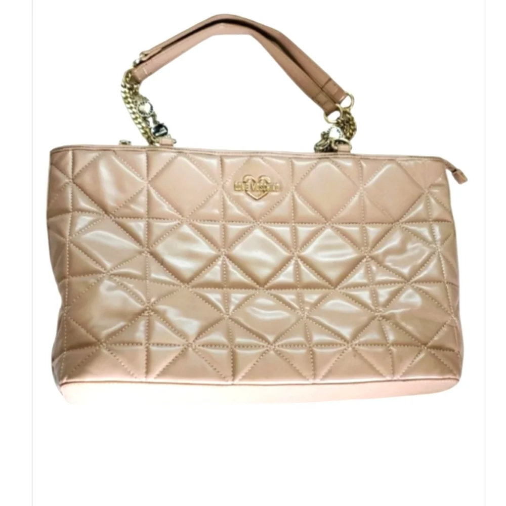 Love Moschino Pink Quilted Shoulder Bag - Picture 2 of 13